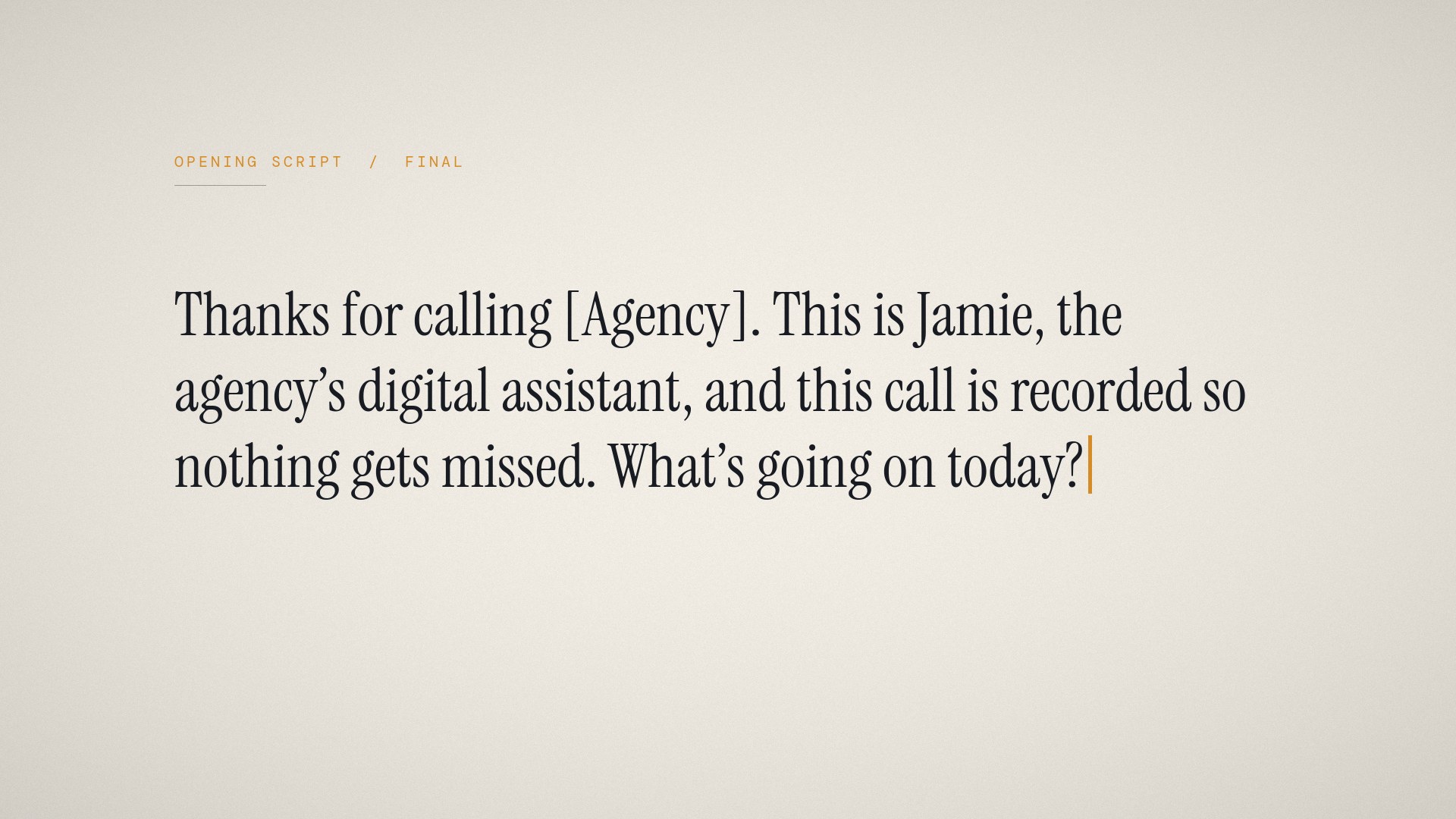 Thank You for Calling: The Science of the Phone Answering Script